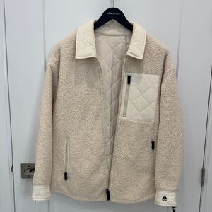 Moose Knuckles Cream Teddy Jacket